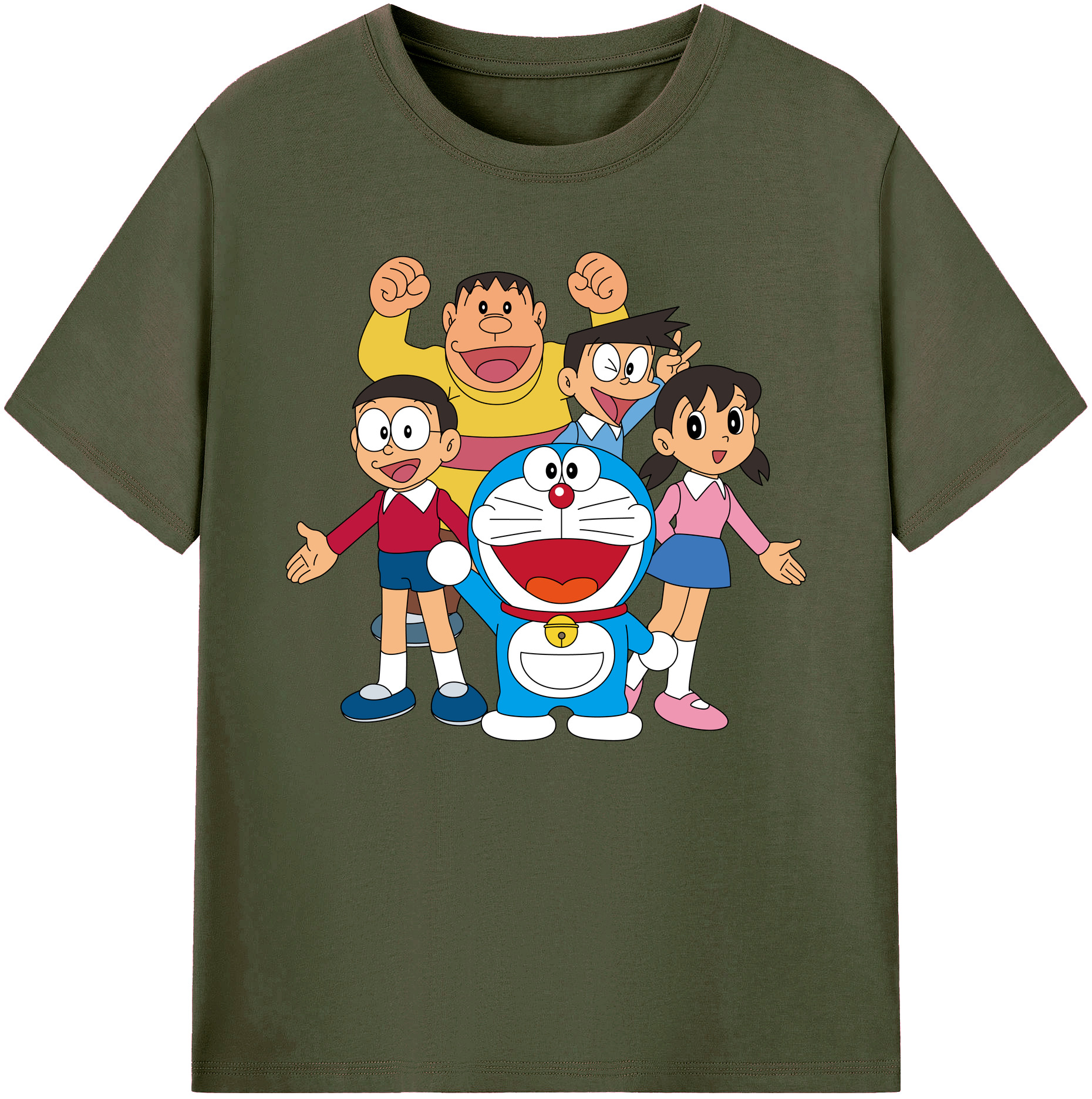 （画像用） ドラえもん 骨川 スネ夫 Doraemon Honekawa Suneo 綿100％ メンズ半袖Tシャツ｜肌触りやわらか＆通気性